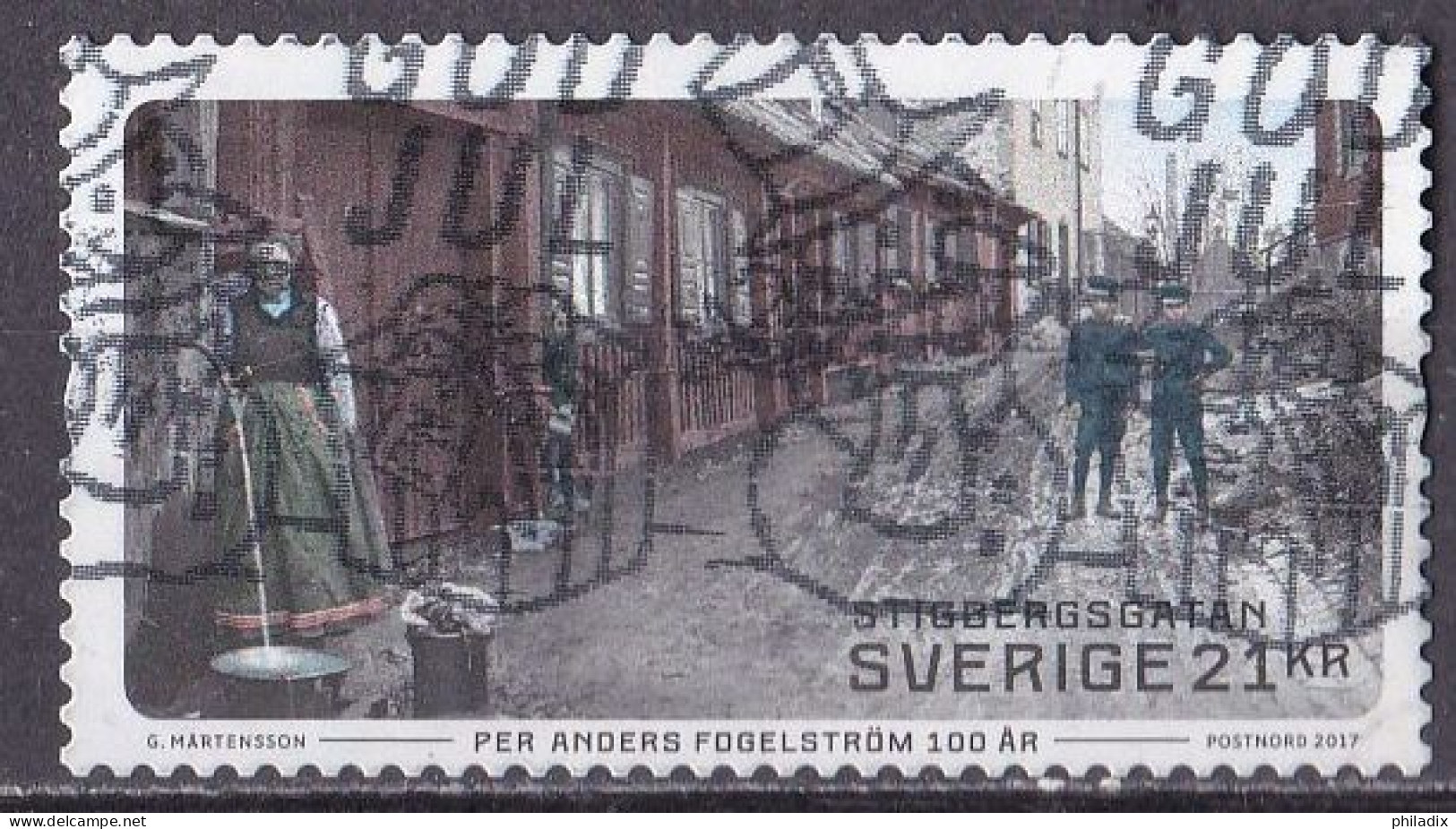 Schweden Marke Von 2017 O/used (A2-5) - Usados