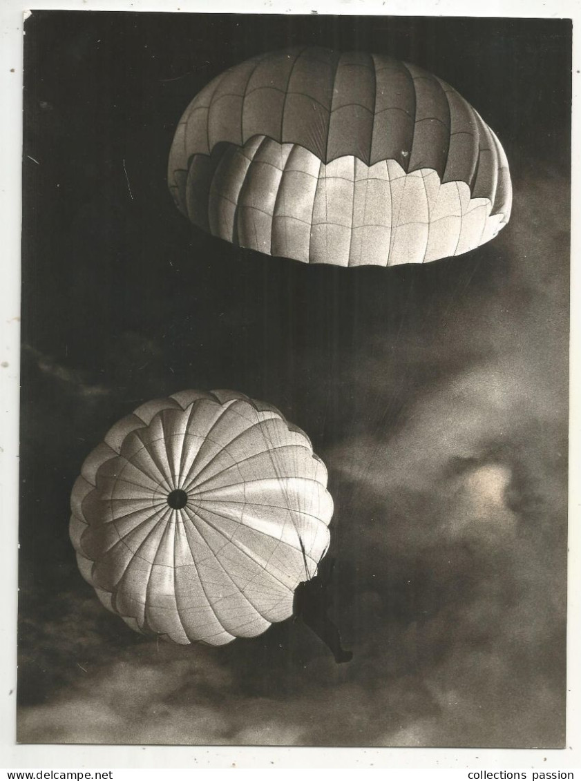 Photographie Maffre, Toulouse, 240 X 180 Mm, Sport , Parachutisme, Parachutiste, Frais Fr 1.95 E - Sporten