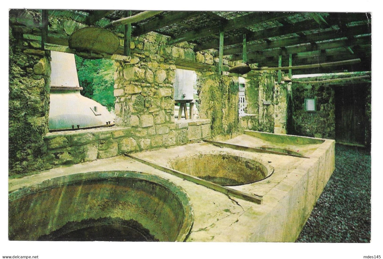 Virgin Islands St Croix Whim Greathouse Sugar Boiling Shed Coppers Vntg Postcard - Virgin Islands, US