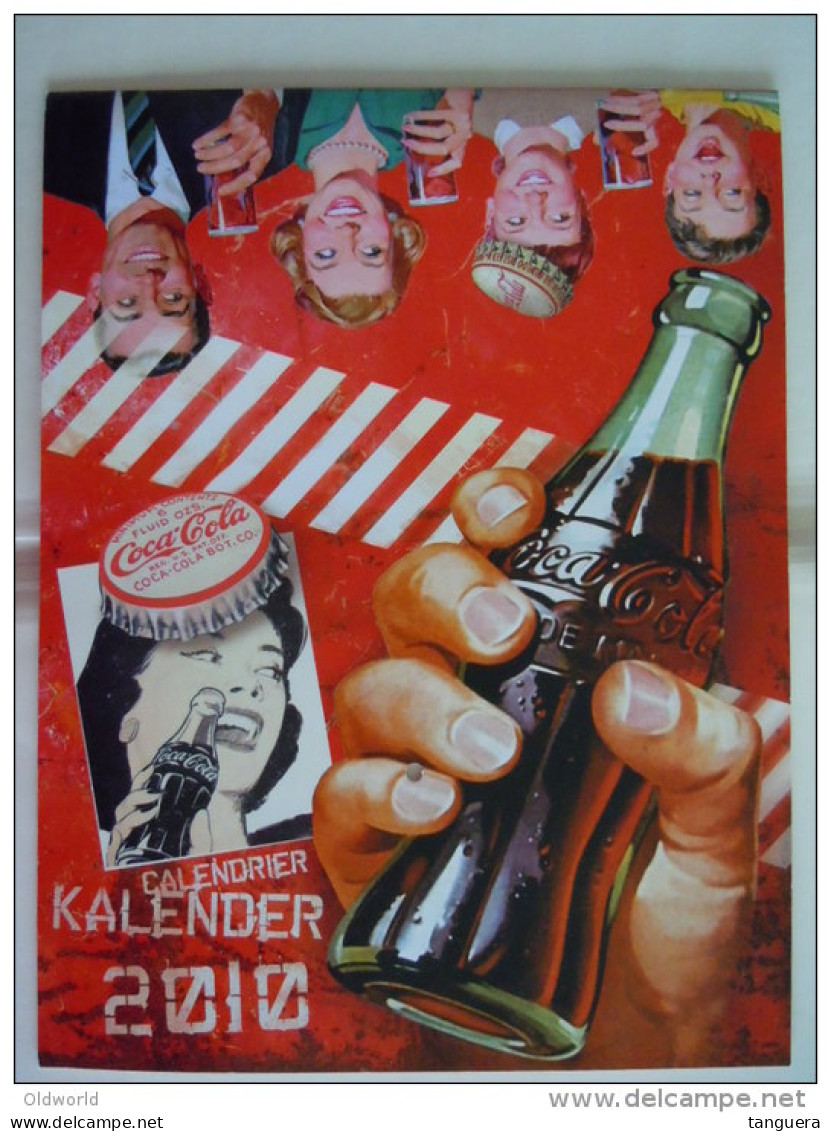 Coca-Cola 2010 Kalender Calendrier Calendar A4 Formaat Uitgifte België Edition Belge - Calendarios