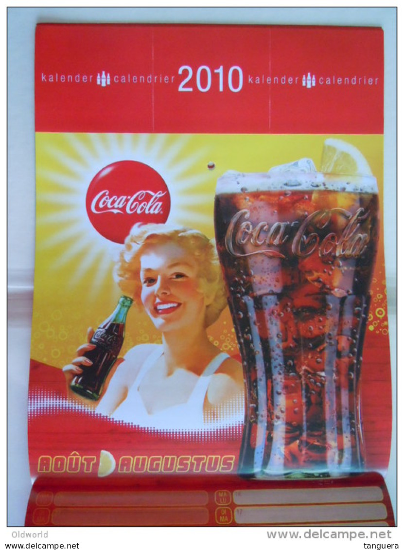Coca-Cola 2010 Kalender Calendrier Calendar A4 Formaat Uitgifte België Edition Belge - Kalender