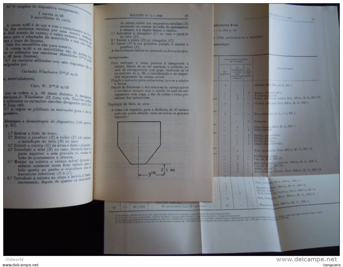 Direcçao Da Arma De Artilharia 1946 Livre Sur L'utilisation De L'artillerie Ministério Da Guerra Lisboa - Andere & Zonder Classificatie