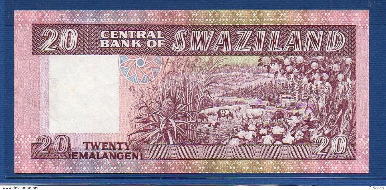 SWAZILAND - P.11b – 20 Emalangeni ND (1985) XF+, S/n G110402 - Swaziland