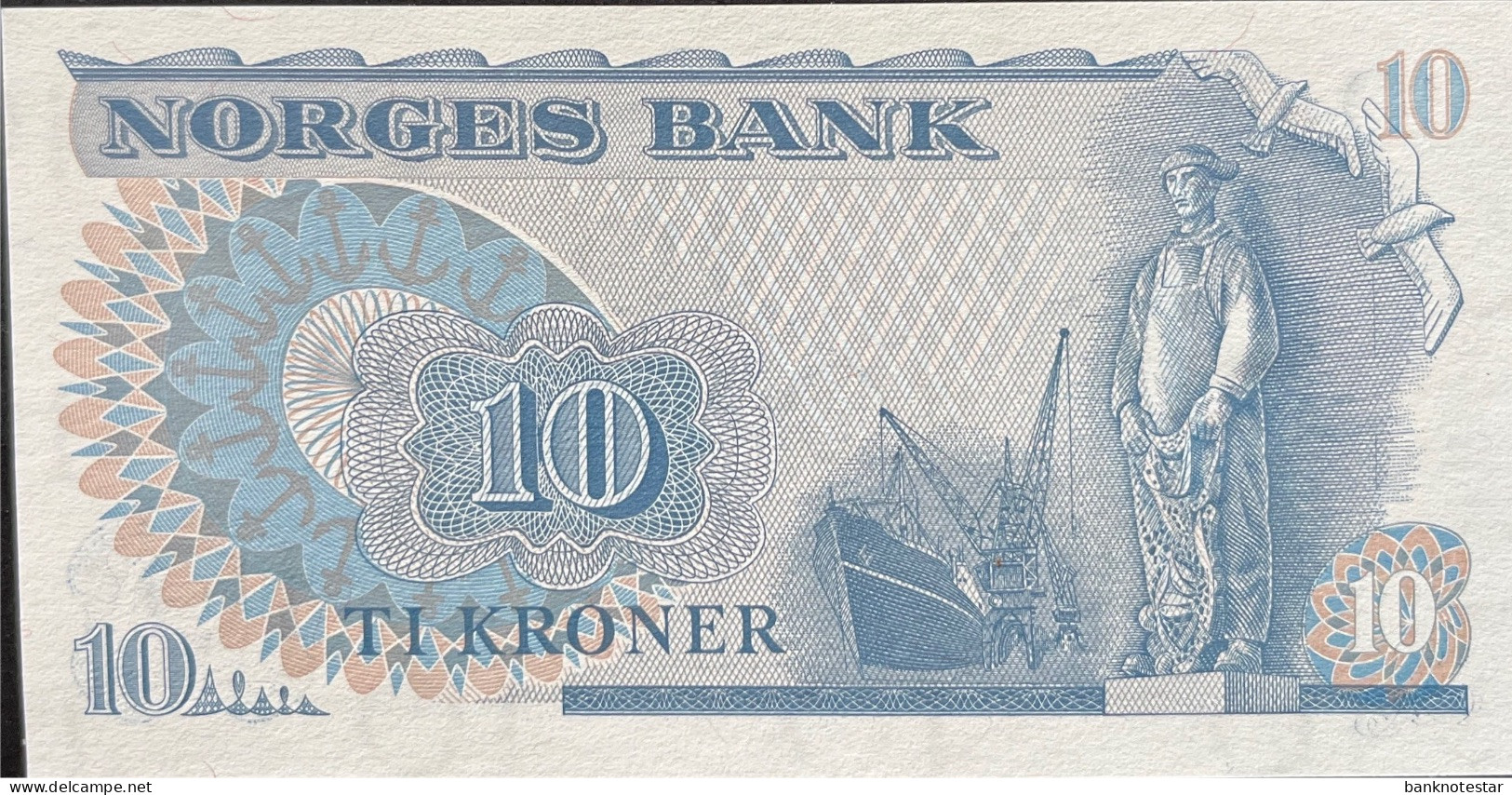 Norway 10 Kroner, P-36c (1983) - UNC - Norvège