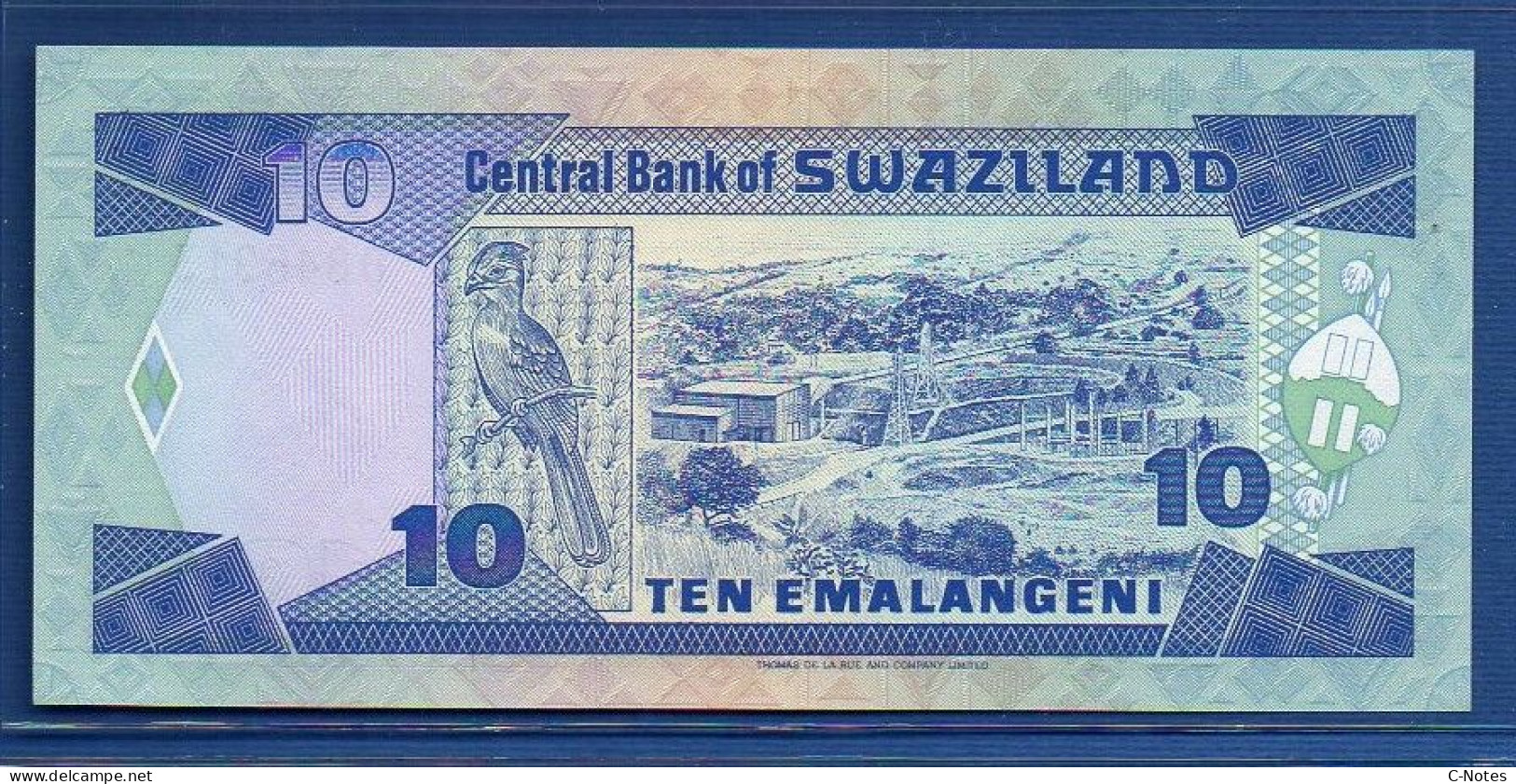 SWAZILAND - P.15 – 10 Emalangeni ND (1986) UNC, S/n D846913 - Swaziland