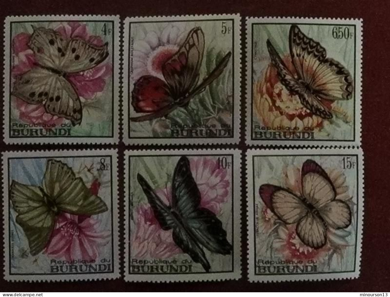 BURUNDI  N° 274 à 289 ** - PAPILLONS DIVERS - Unused Stamps