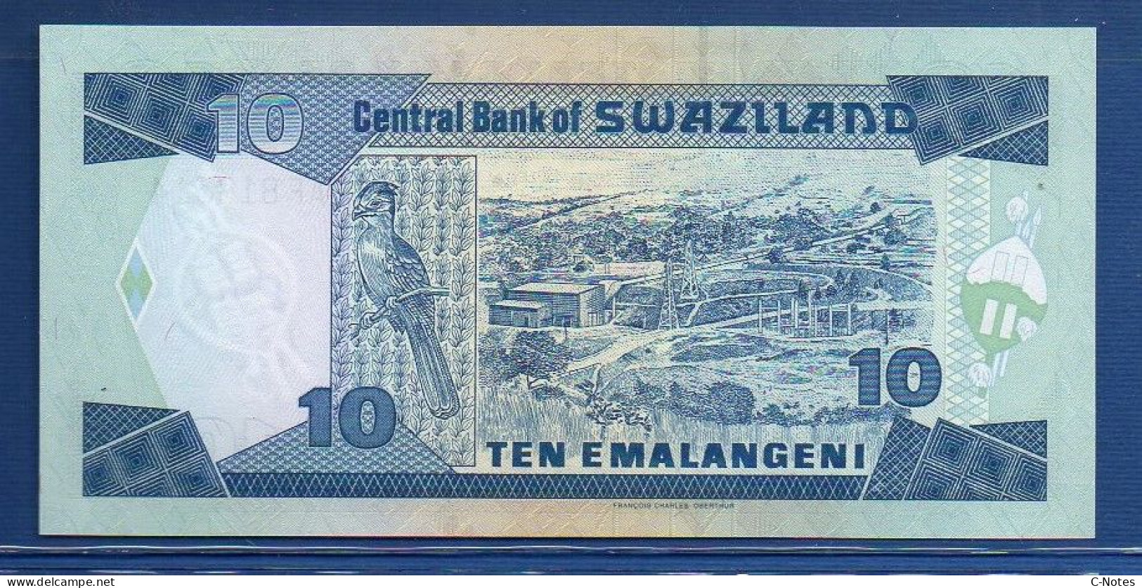 SWAZILAND - P.24a – 10 Emalangeni ND (1995) UNC, S/n AF818314 - Swaziland