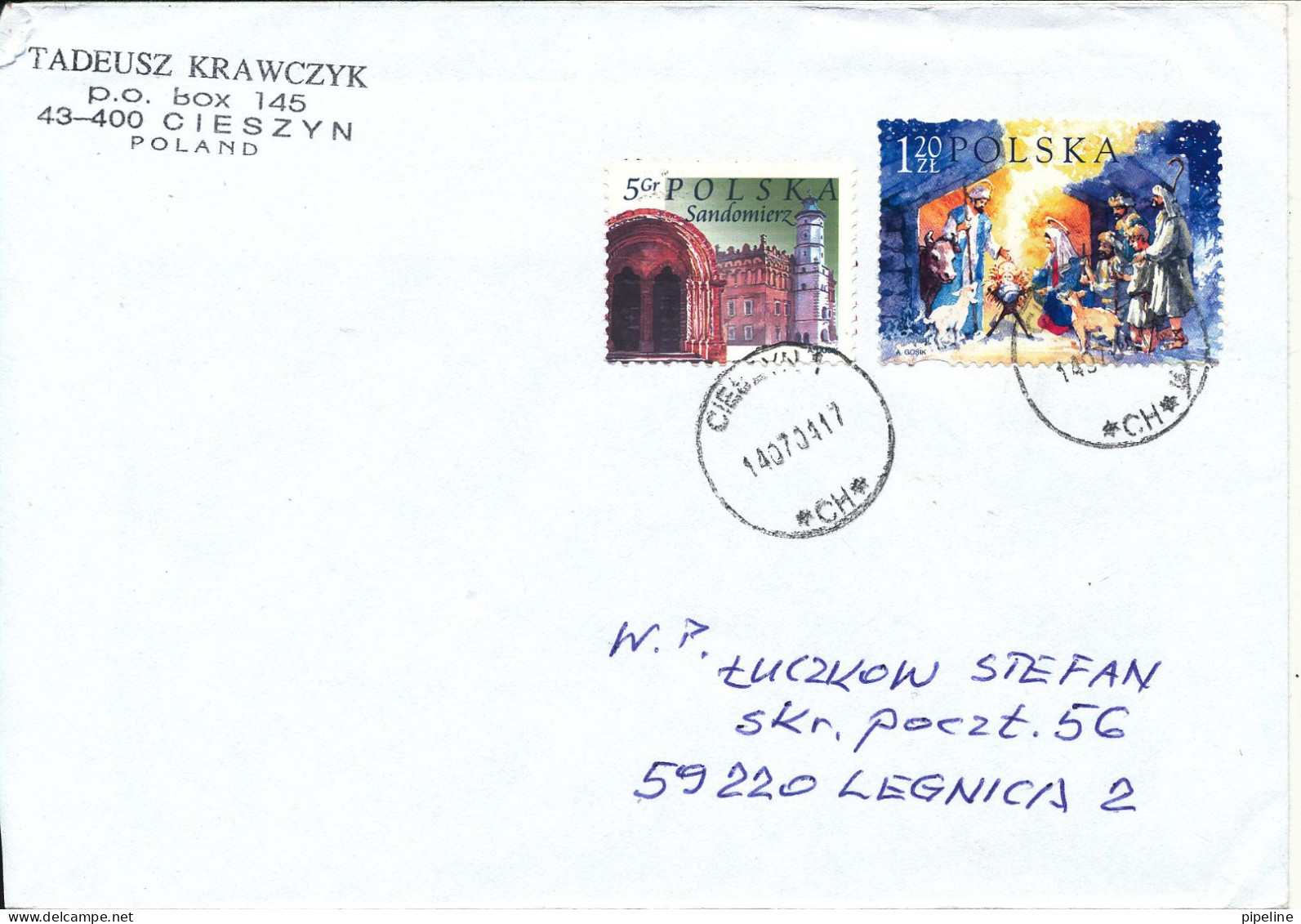 Poland Cover Cieszyn 14-4-2004 Topic Stamps - Covers & Documents