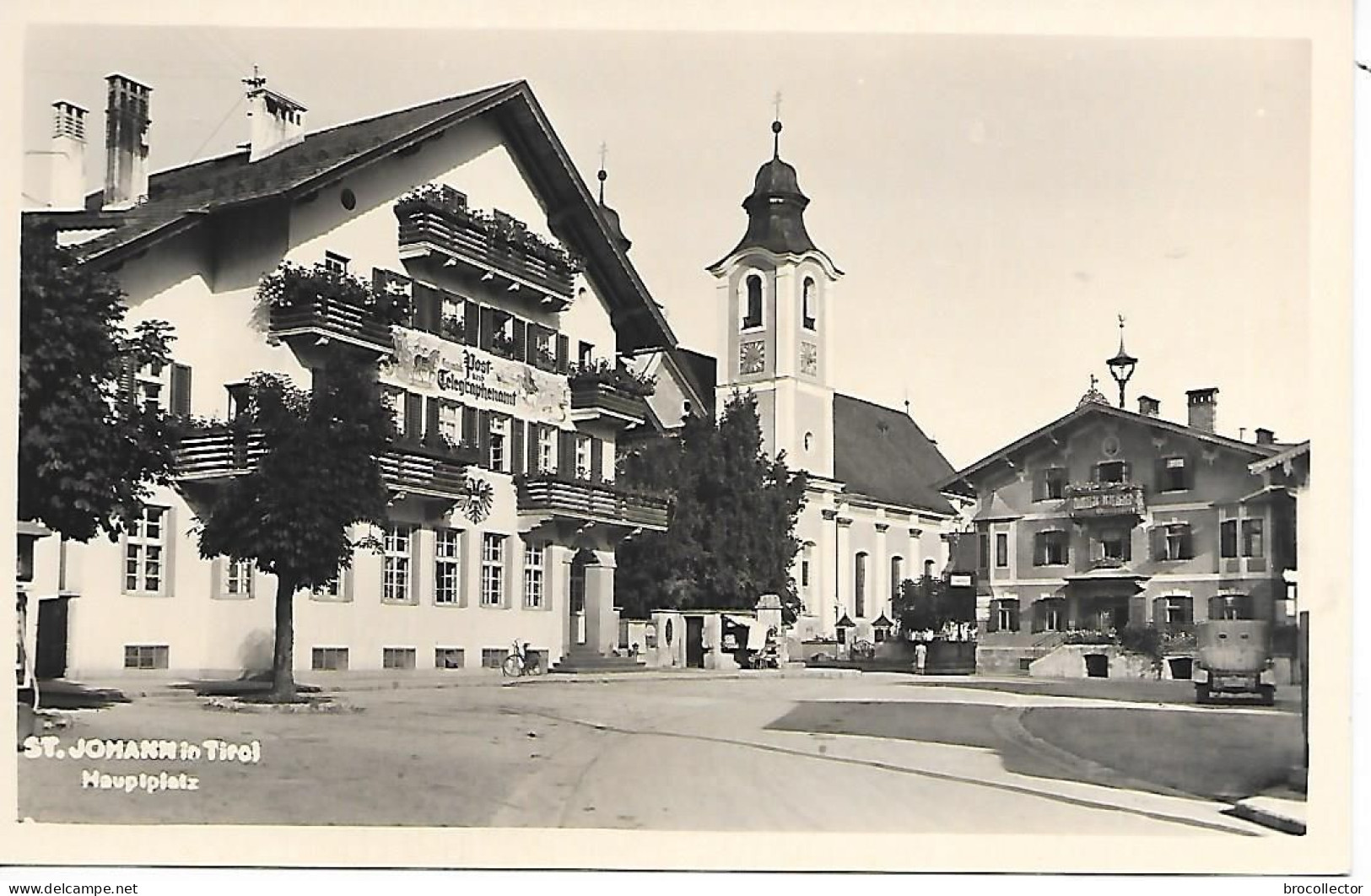 ST JOHANN  ( Autriche ) -  La Place ( C.p.s.m. , Pt - Ft ) - St. Johann In Tirol