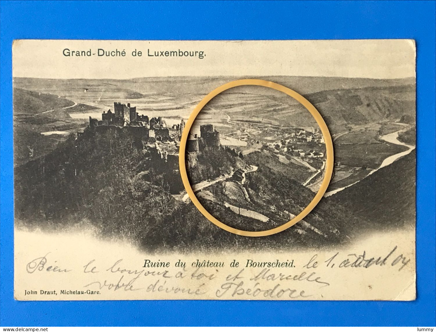 Luxembourg - Bourscheid - Ruines Du Château - (John Draut, Michelau-Gare) 1904 - Bourscheid