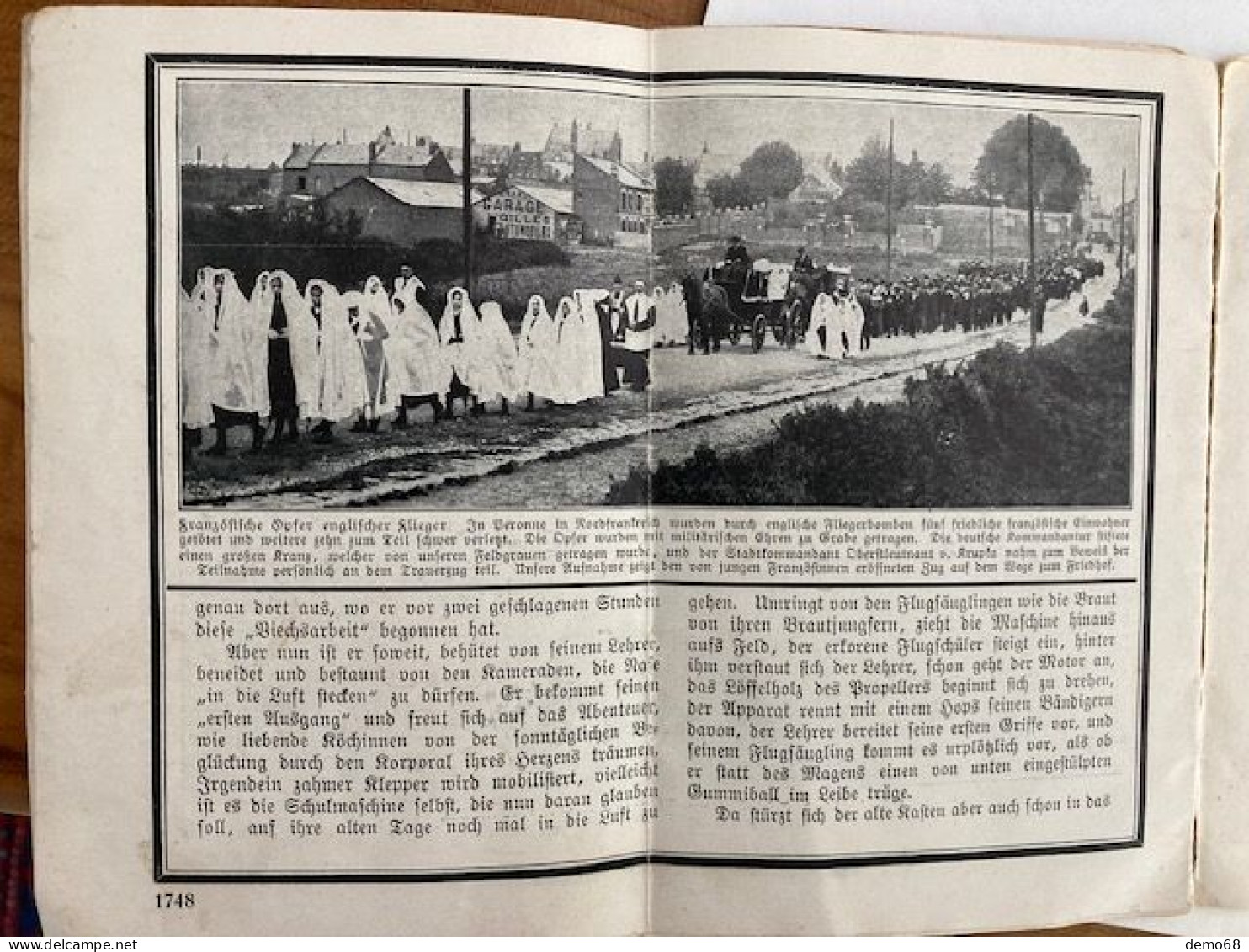 Journal Militaire Page 1729 à 1752 Militaria Allemagne Deutschland Guerre Krieg Tage Buch 17-23-oct1915 Copies Extrait - Deutsch