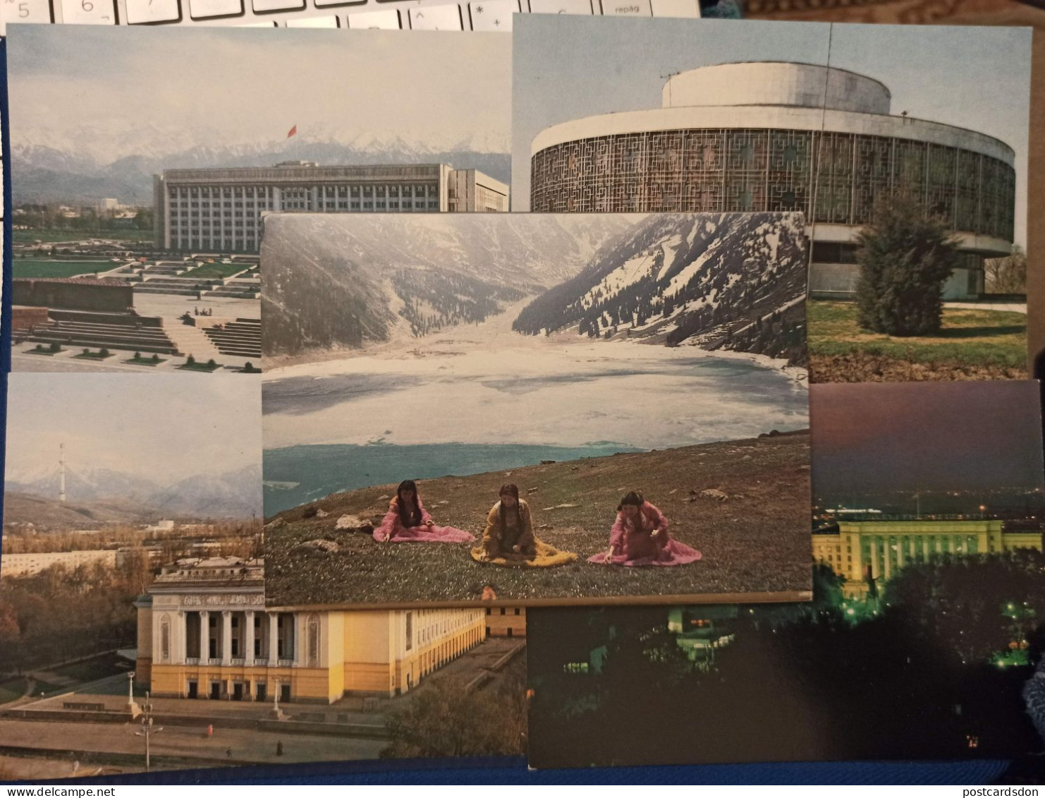 KAZAKHSTAN. ALMATY Capital. Complete Set. 12 Postcards Lot. . 1983 - Kazakhstan