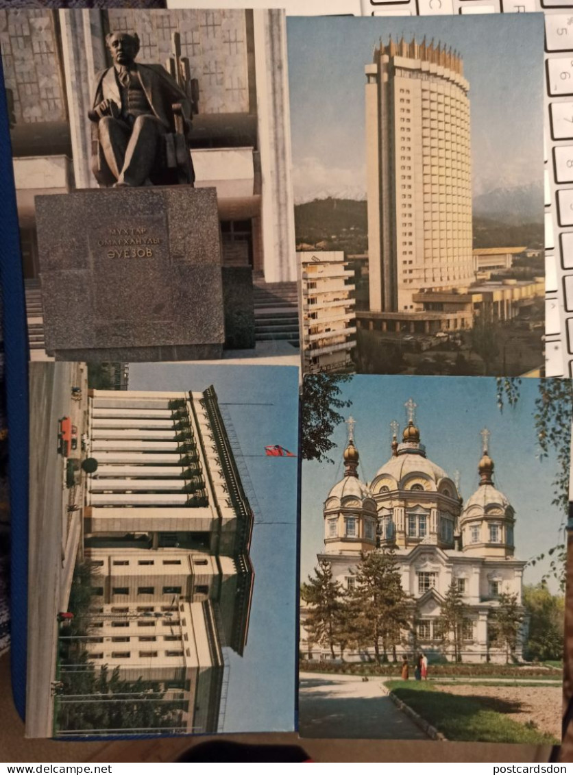 KAZAKHSTAN. ALMATY Capital. Complete Set. 12 Postcards Lot. . 1983 - Kasachstan