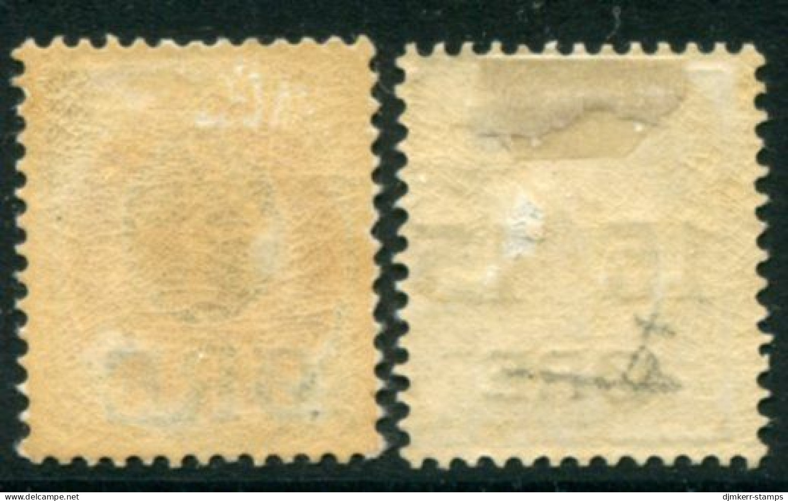 DENMARK 1904  Surcharges LHM / *.  Michel 40Z-41 - Unused Stamps