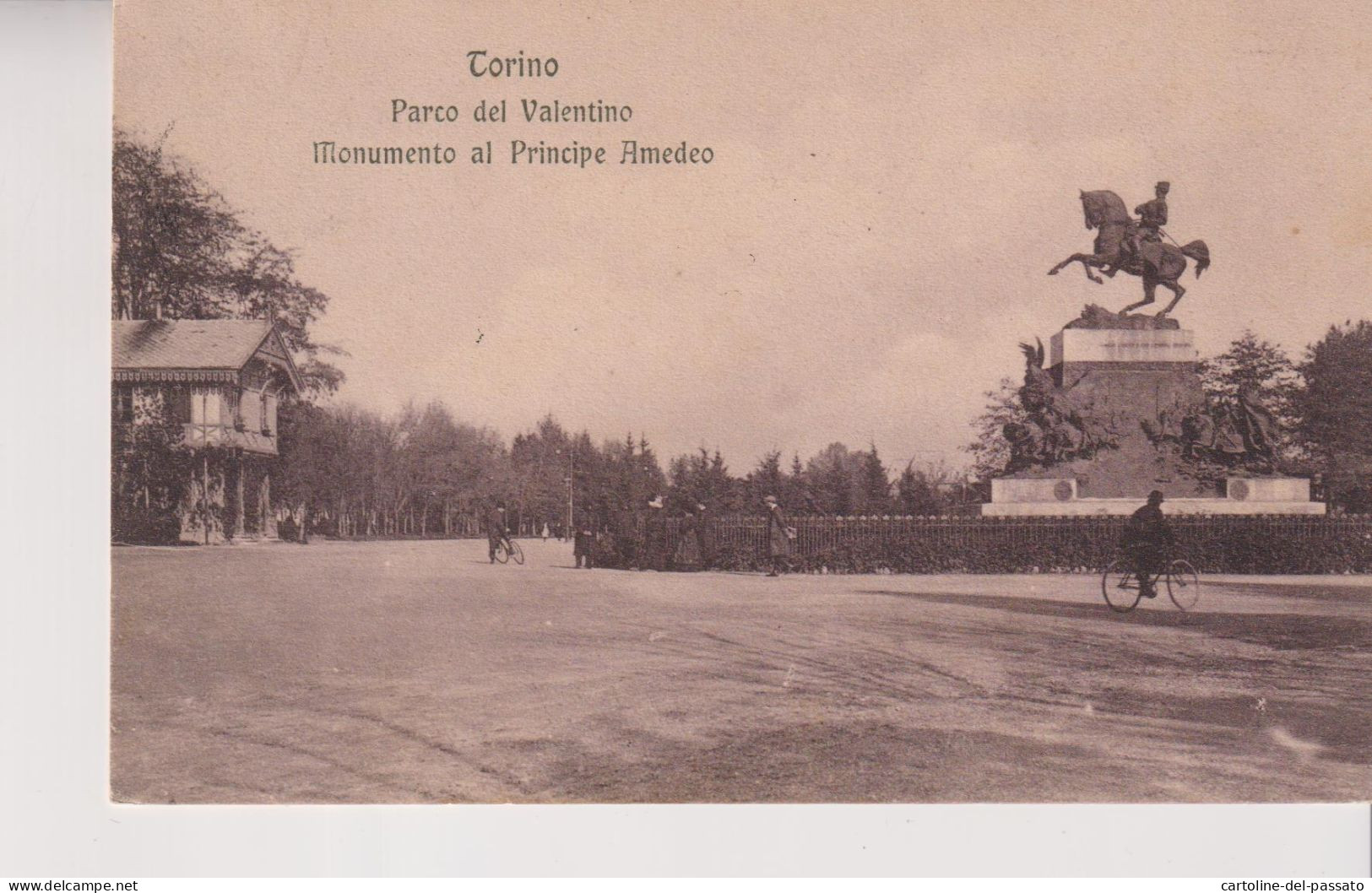 TORINO  PARCO DEL VALENTINO  MONUMENTO AL PRINCIPE AMEDEO  VG - Parques & Jardines