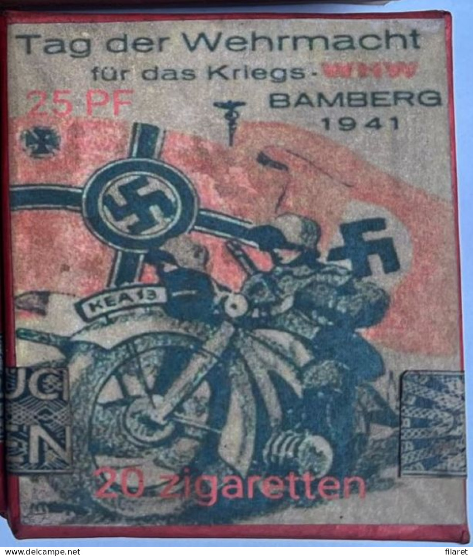 KEA 13-TAG DER WERMACHT,PANZER DIVISION,BAMBERG 1941,WW II-FULL,SEALED CIGARETTEN/ZIGARETTE GERMANY NAZZI POCKET - 1939-45