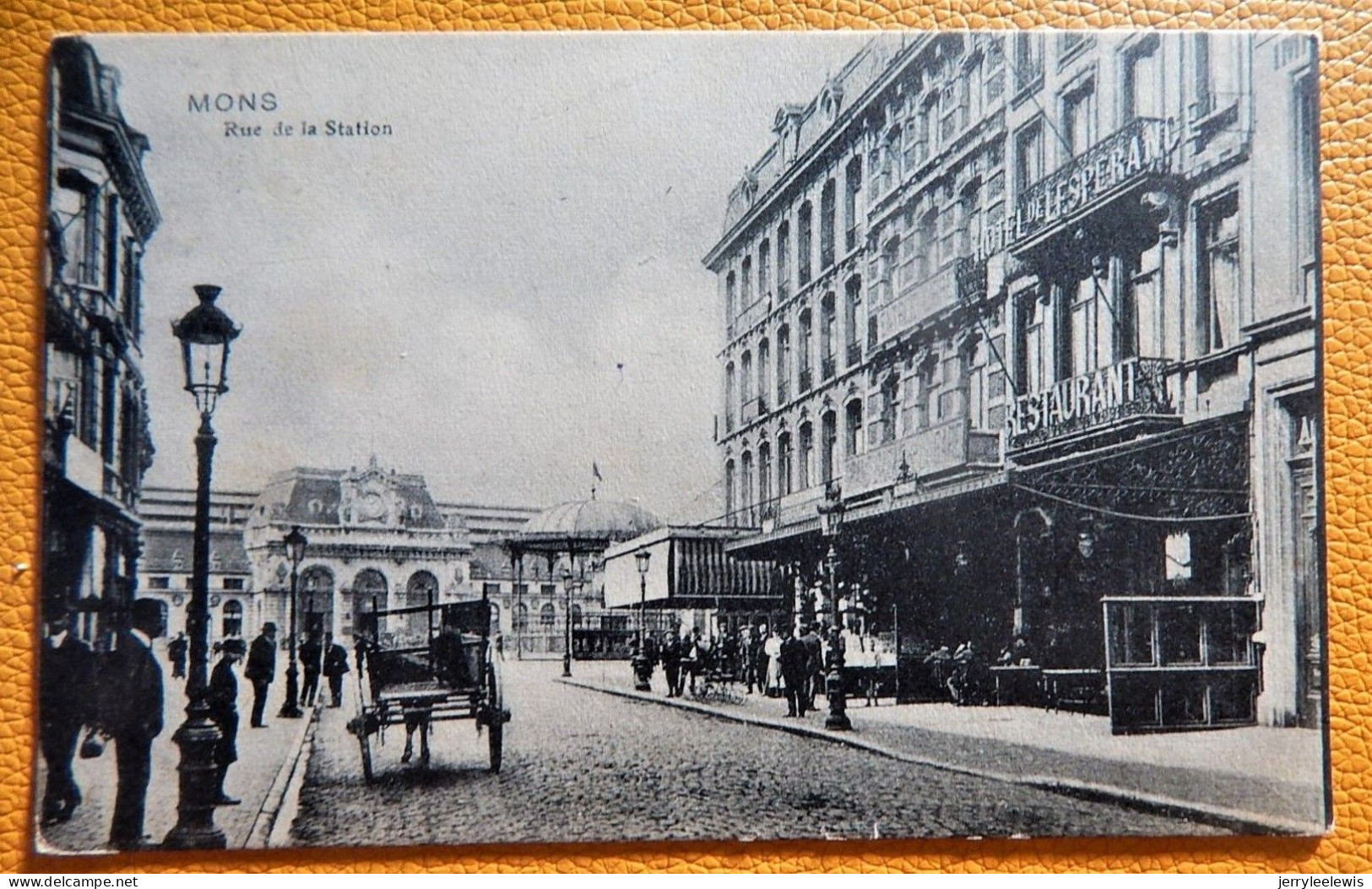 MONS  -  Rue De La Station   -   1912 - Mons