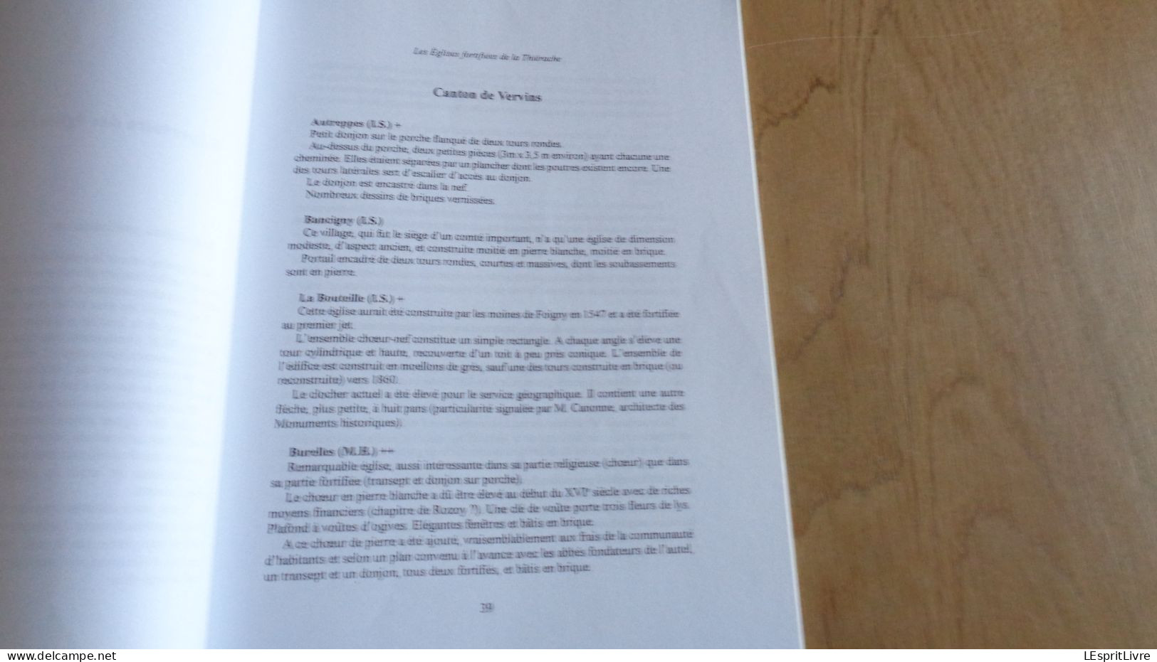 LES EGLISES FORTIFIEES DE LA THIERACHE Poujol Régionalisme Vervins Hirson La Capelle Marle Nouvion Rozoy Guise Aubenton