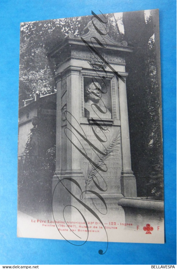 Père Lachaise Ingres Peintre Buste Par Bonnassieux - Unclassified