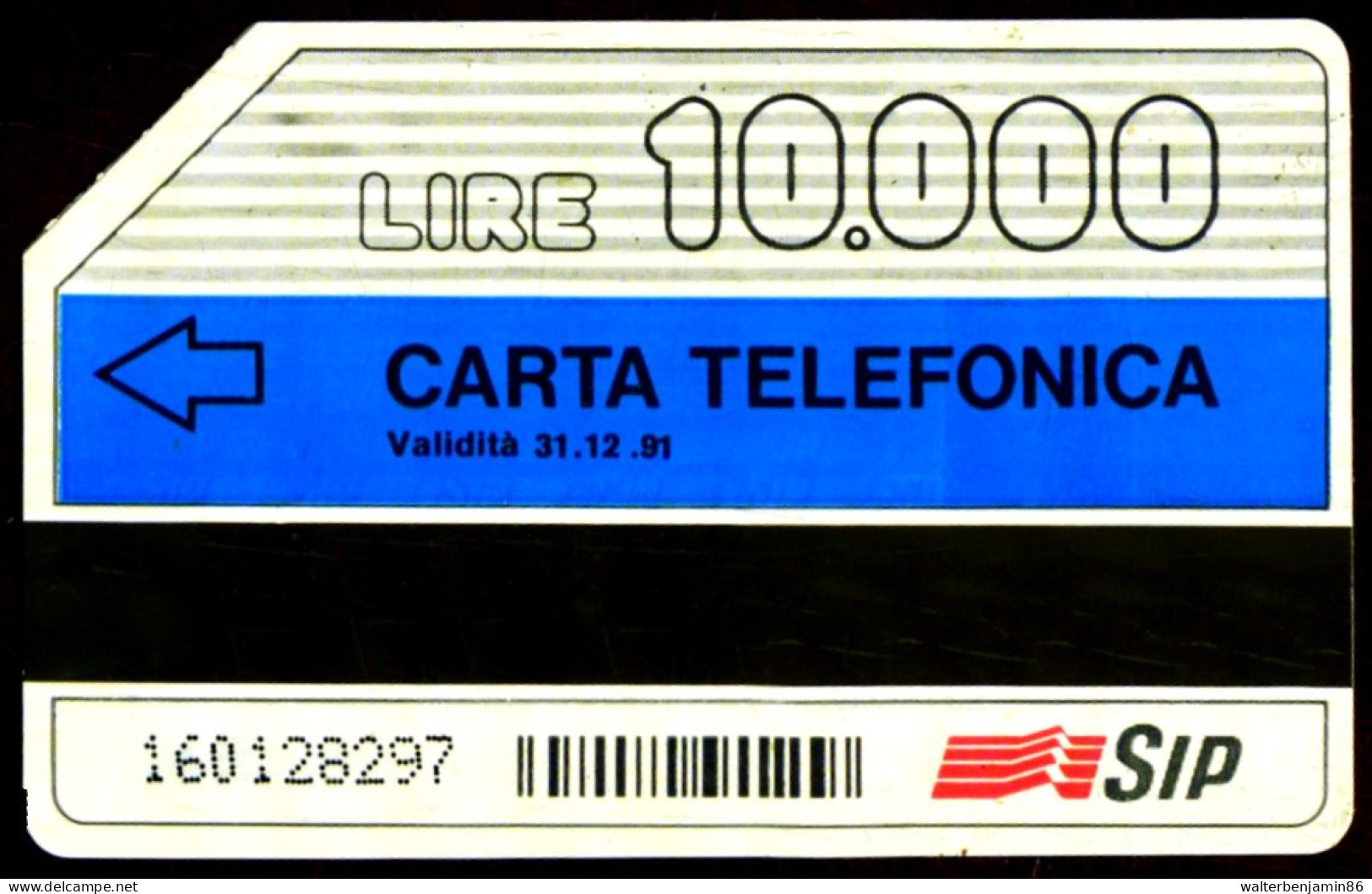 G 35 C&C 1134 SCHEDA TELEFONICA USATA FASCE ORARIE 31.12.91 PIK 10.000 L. - Öff. Diverse TK