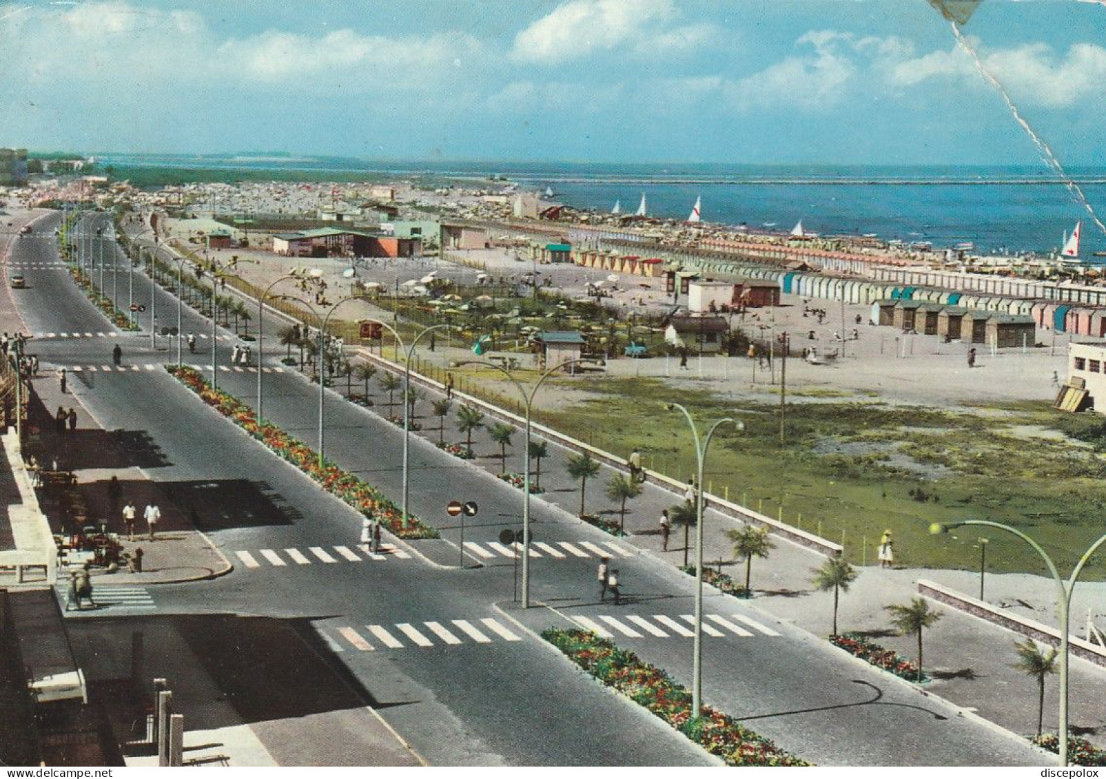 W6775 Chioggia (Venezia) - Sottomarina Lido - Il Lungomare - Panorama / Viaggiata 1962 - Chioggia