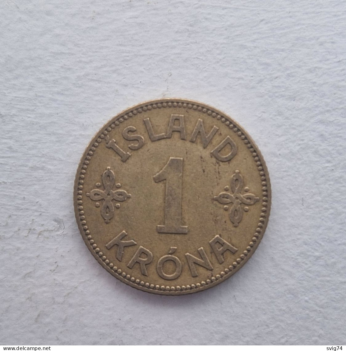 Iceland - 1 Króna - Christian X - 1929 - Islande