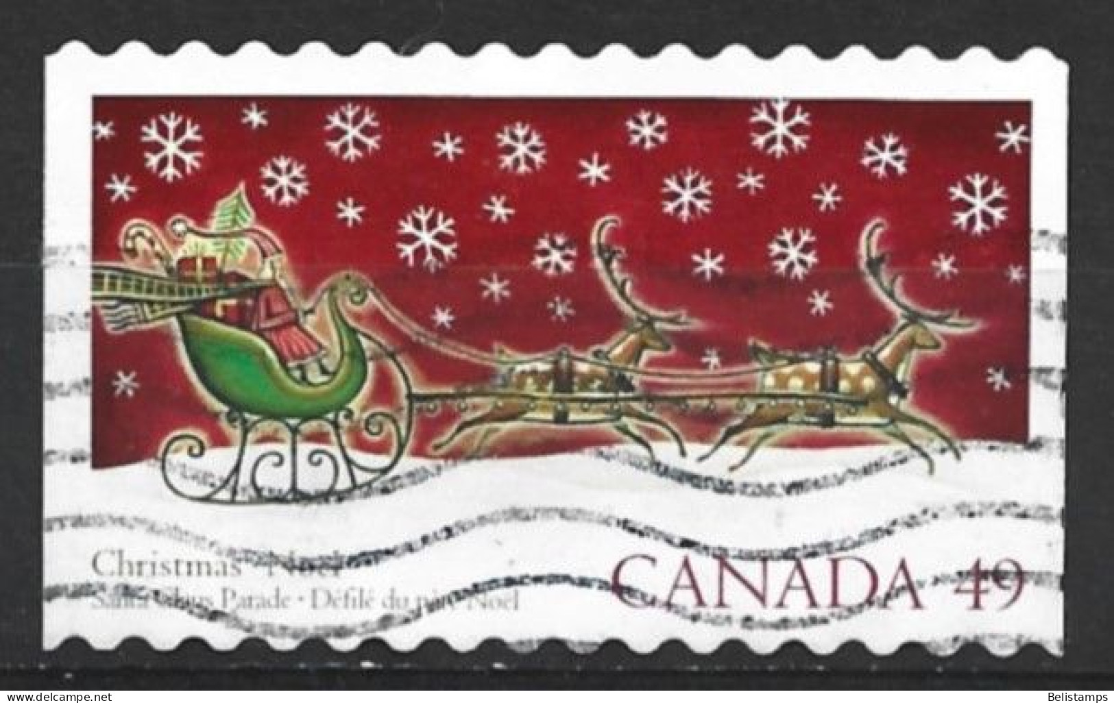 Canada 2004. Scott #2069 (U) Christmas, Santa Claus And Sleigh - Oblitérés