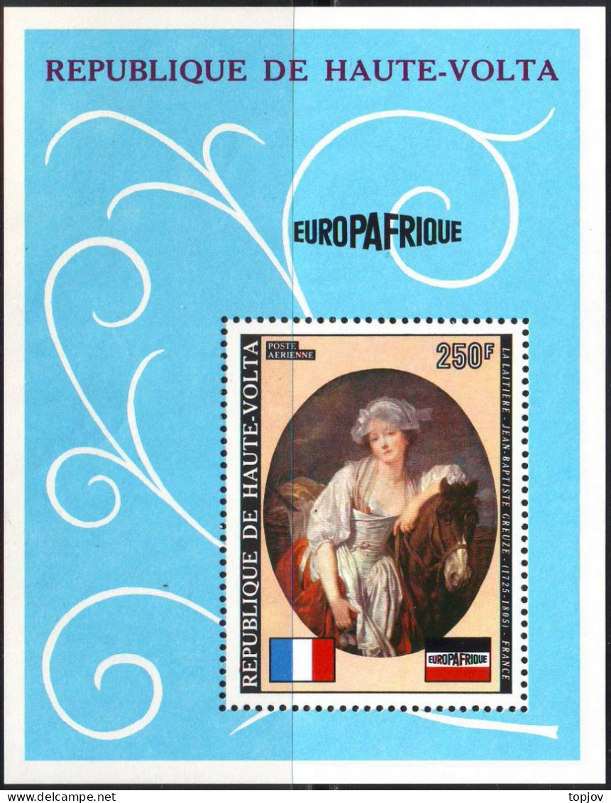 HAUTE VOLTA - EUROPAFRIQUE - J. BABTISTE - **MNH - 1973 - Engravings