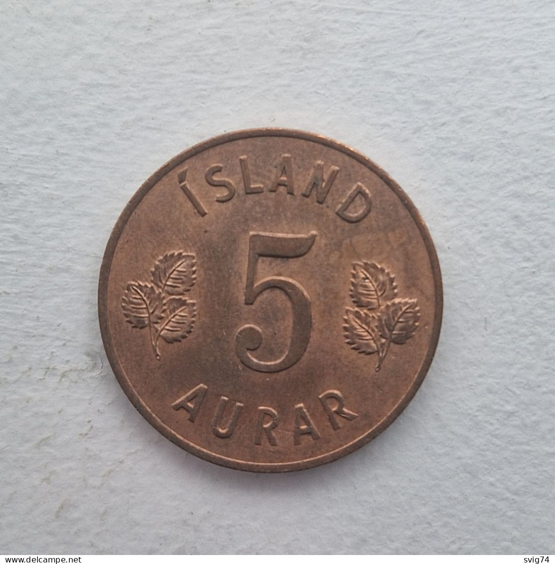 Iceland - 5 Aurar - 1963 - Island