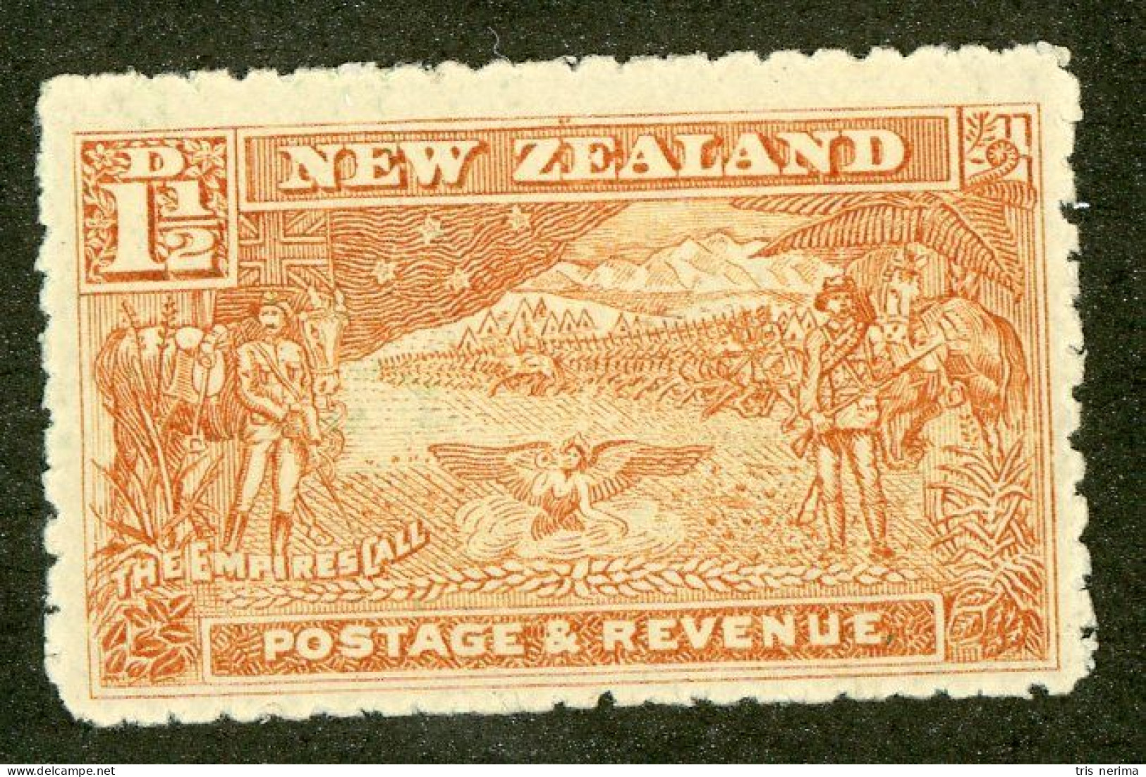 370 New Zealand 1901 Scott #101 M* (Lower Bids 20% Off) - Ongebruikt