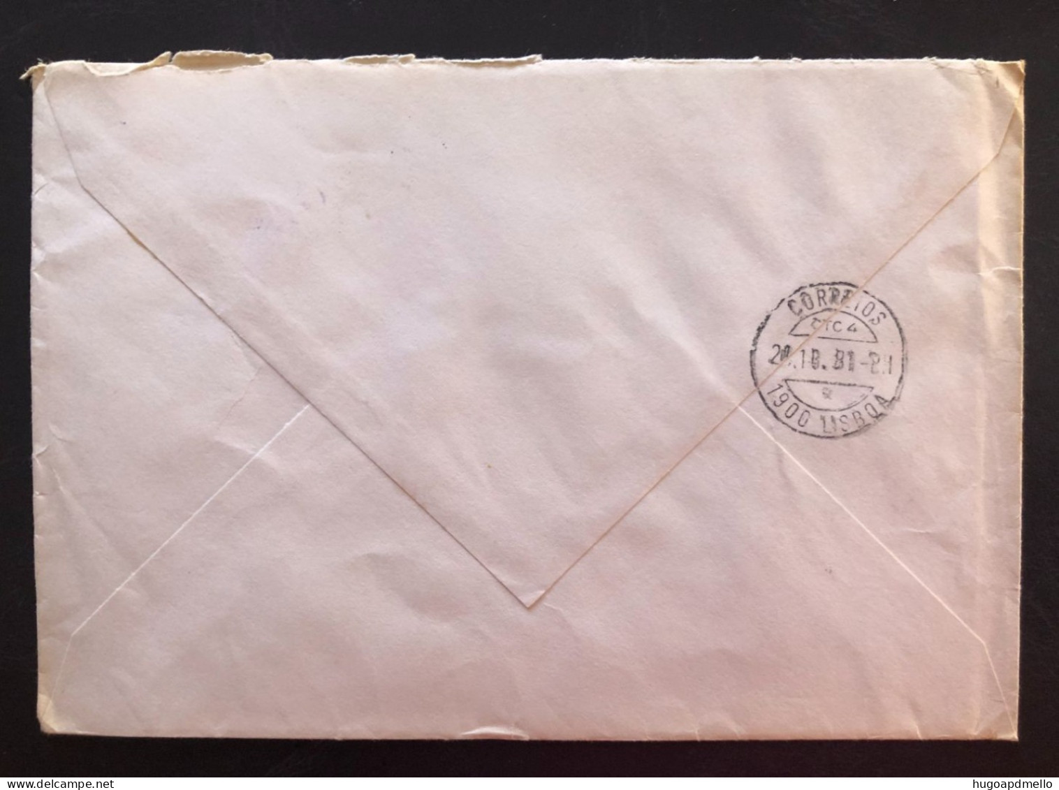 PORTUGAL, Registered Circulated Cover To Spain (Barcelona), « Discovery Of Madeira », 1980 - Lettres & Documents