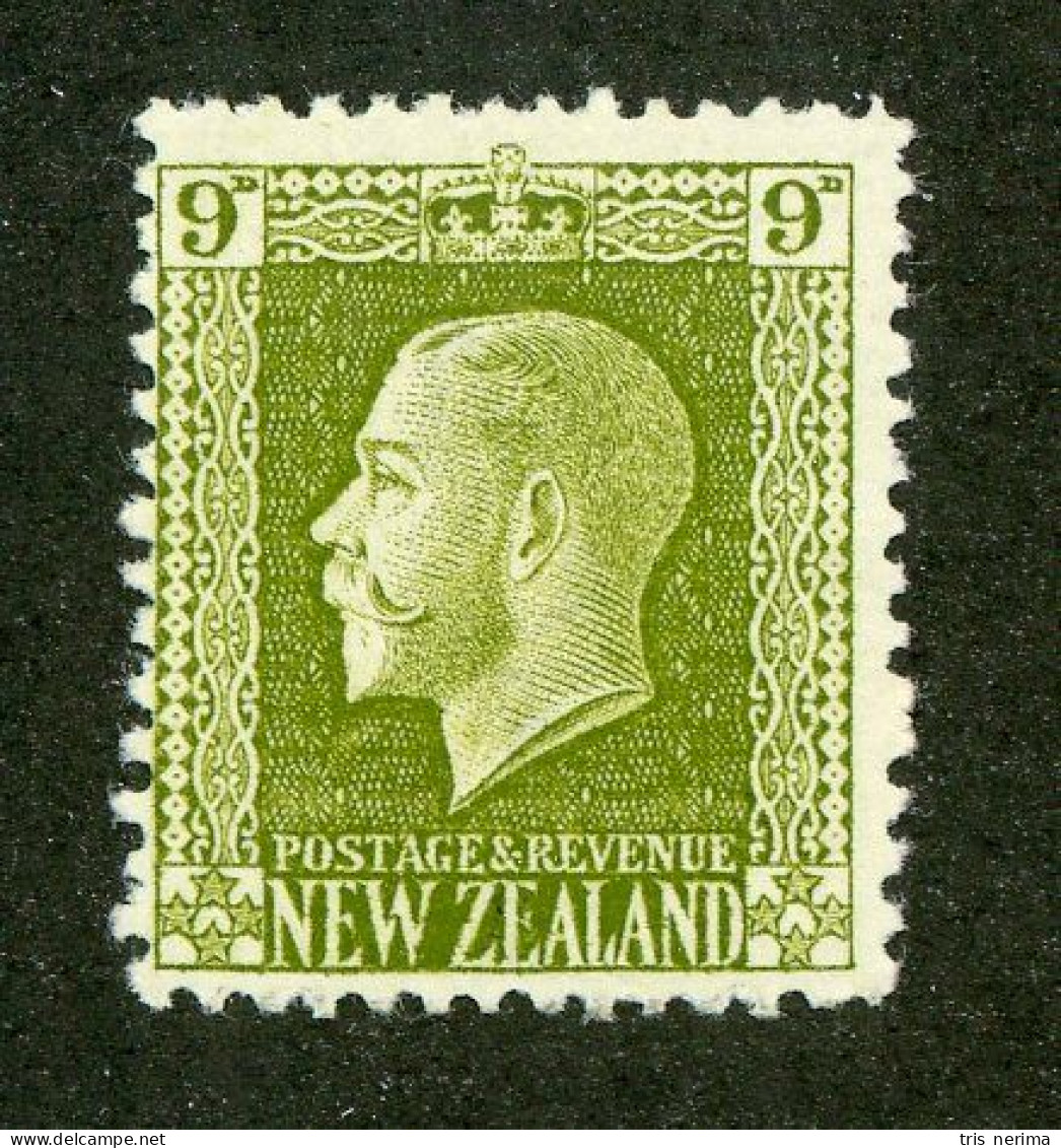 381 New Zealand 1909 Scott #158 M* (Lower Bids 20% Off) - Neufs