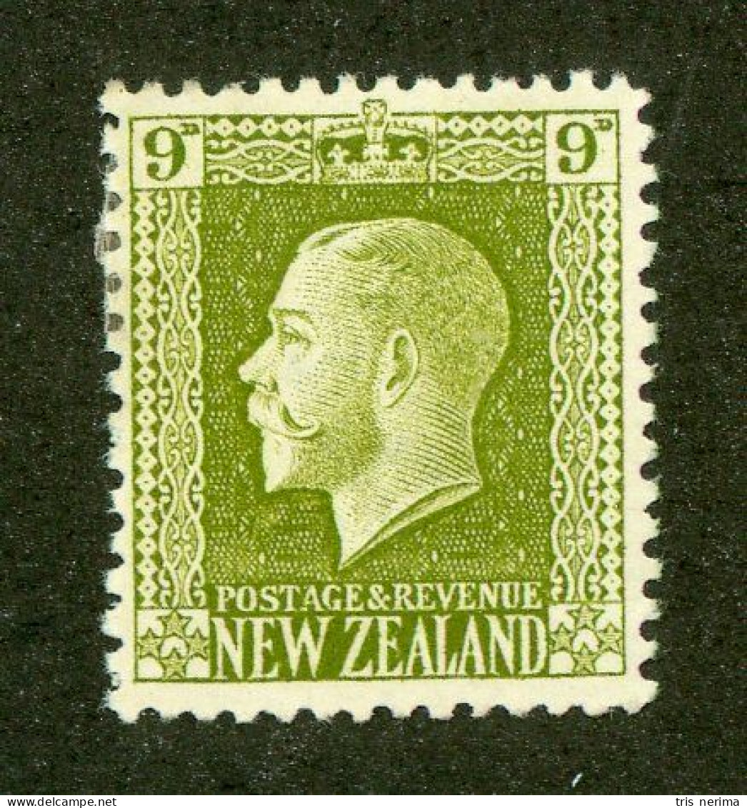 382 New Zealand 1909 Scott #158 M* (Lower Bids 20% Off) - Ongebruikt