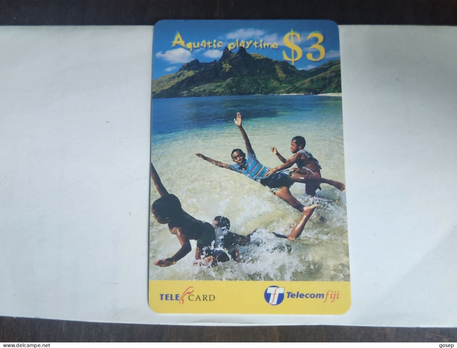 FiGI-(FJ-TFL-PRE-0029B)-Aquatic Playtime-99074-(18)(5219-320-480)($3)(99074007641)(tirage-15.000)+1card Prepiad Free - Fidschi