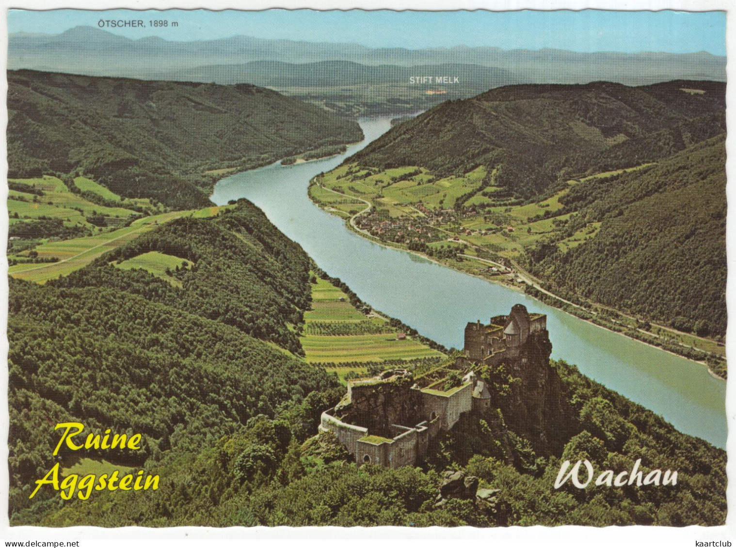 Wachau - Ruine Aggstein, 520 M - (Österreich,Austria) - Alpine Luftbild - Wachau