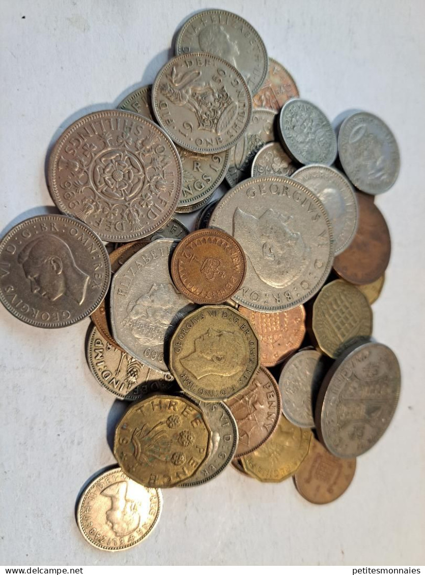 ROYAUME UNI      Lot De 41  Monnaies  ( 500 ) - Mezclas - Monedas