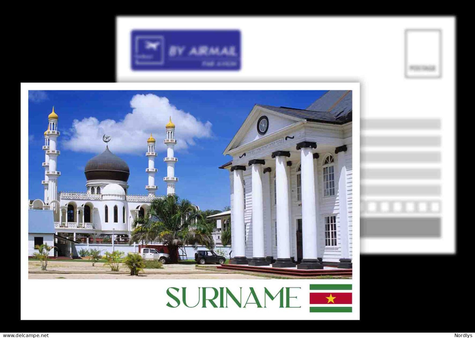 Suriname / Postcard / Mosque And Synagogue / View Card - Surinam