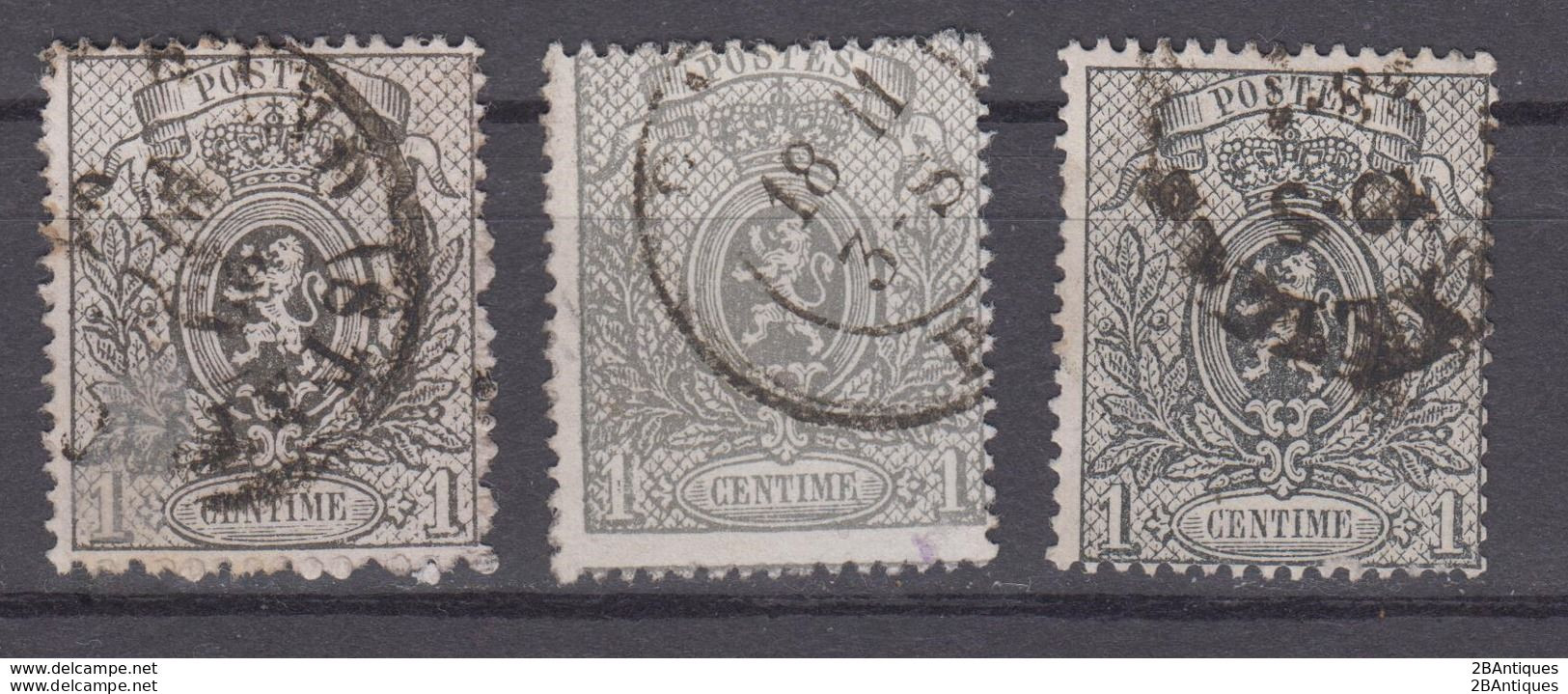 BELGIUM 1866-67 - Newspaper Stamps - 1866-1867 Blasón