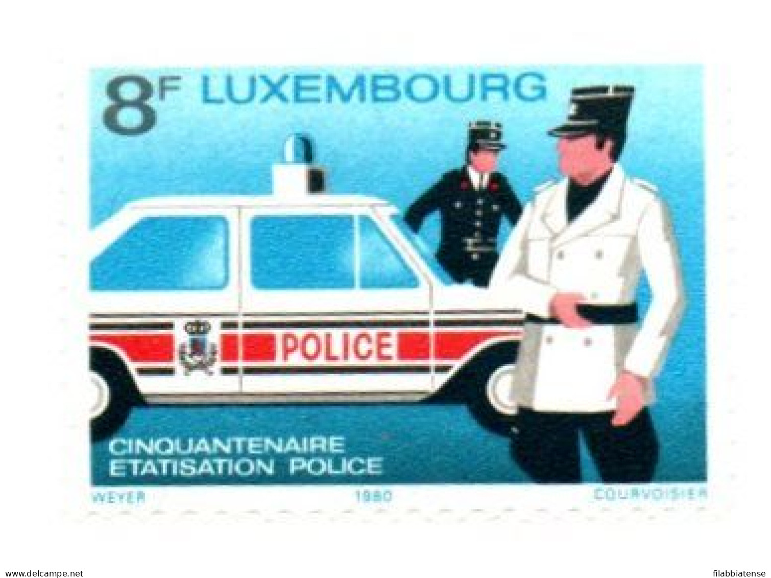 1980 - Lussemburgo 967 Polizia        ------ - Police - Gendarmerie