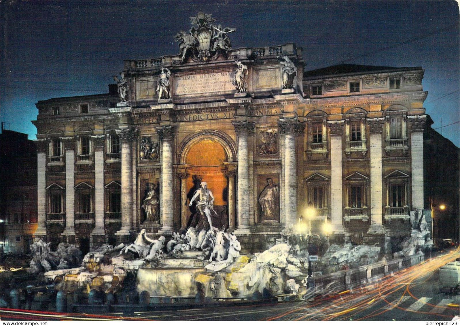 Rome - Fontaine De Trévi - Vue Nocturne - Fontana Di Trevi