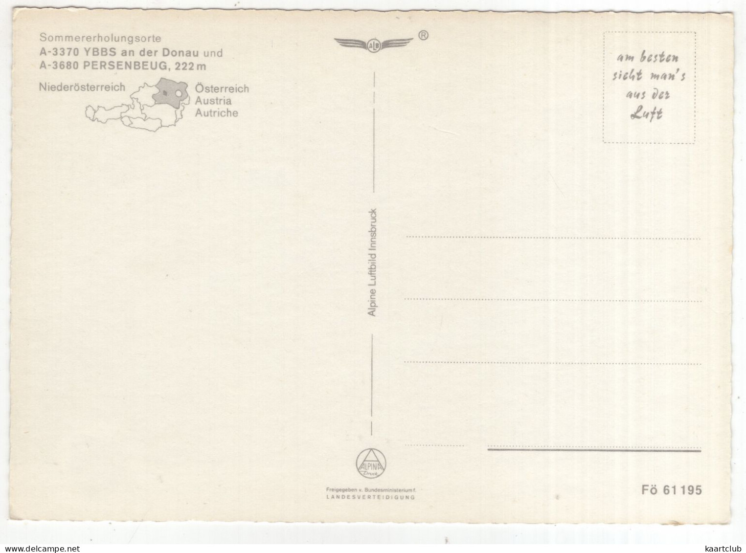 Ybbs Und Persenbeug Mit Donaukraftwerk - (Österreich,Austria) - Alpine Luftbild - Melk