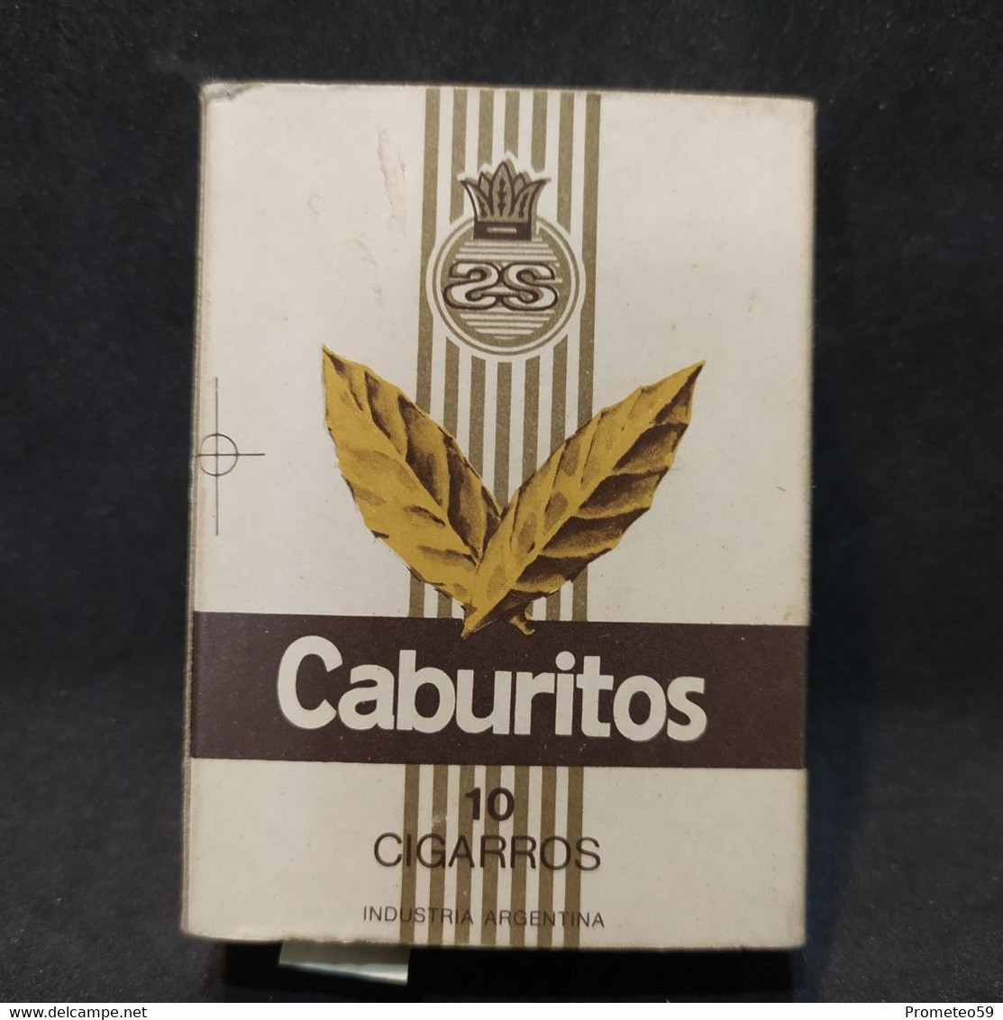 Caja 10 Cigarrillos Caburitos – Origen: Argentina - Contenitori Di Tabacco (vuoti)