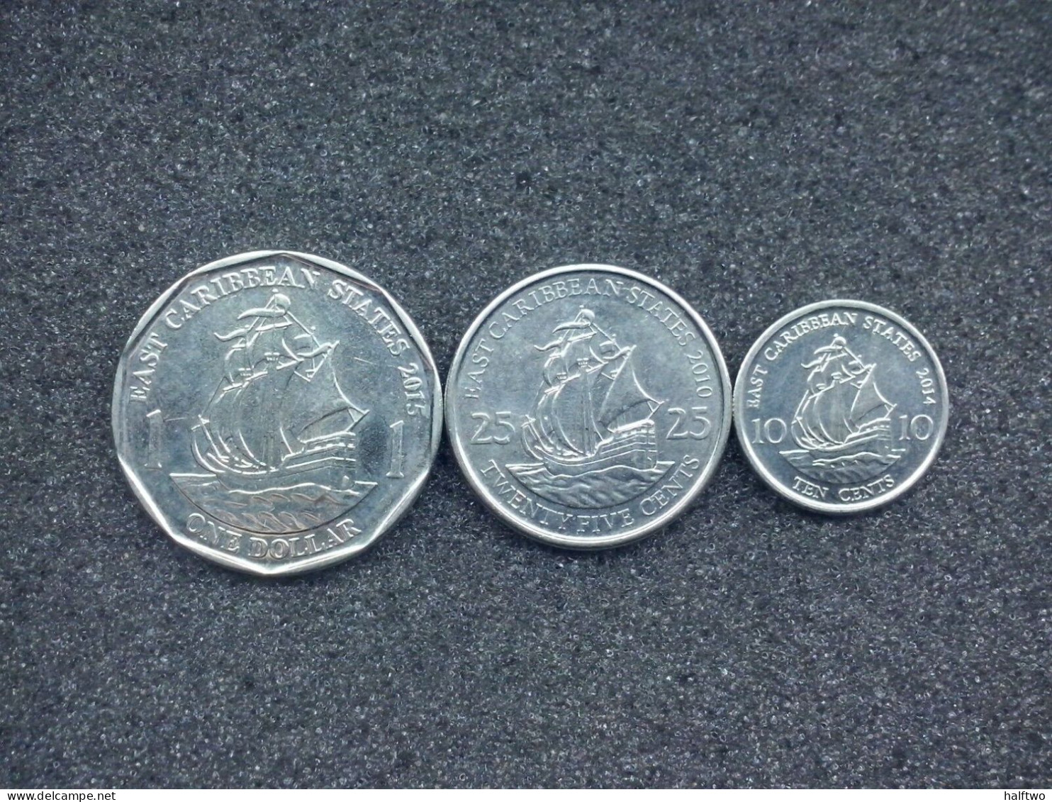 Eastern Caribbean States 10 Cents - 1 Dollar , 2010-15 - Caraïbes Orientales (Etats Des)