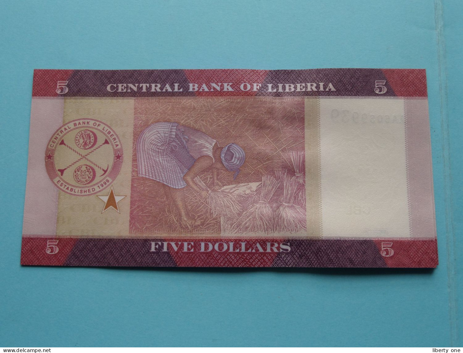 5 Five Dollars ( Republic Of LIBERIA ) 2016 ( Voir / See SCANS ) UNC ! - Liberia