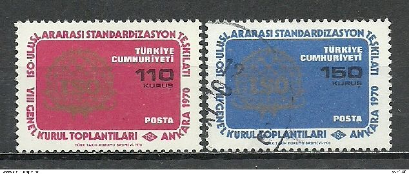 Turkey; 1970 VIII. General Council Meeting Of ISO (Complete Set) - Gebraucht