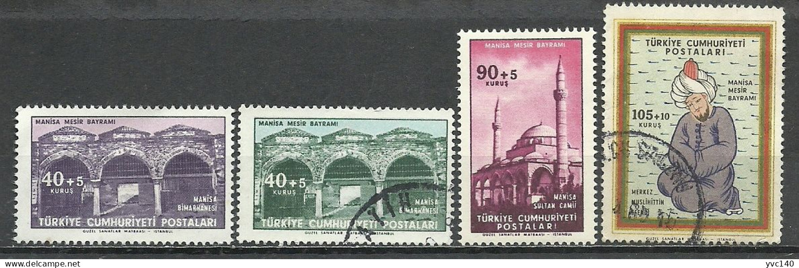 Turkey; 1960 Manisa Mesir Bairam (Complete Set) - Gebruikt