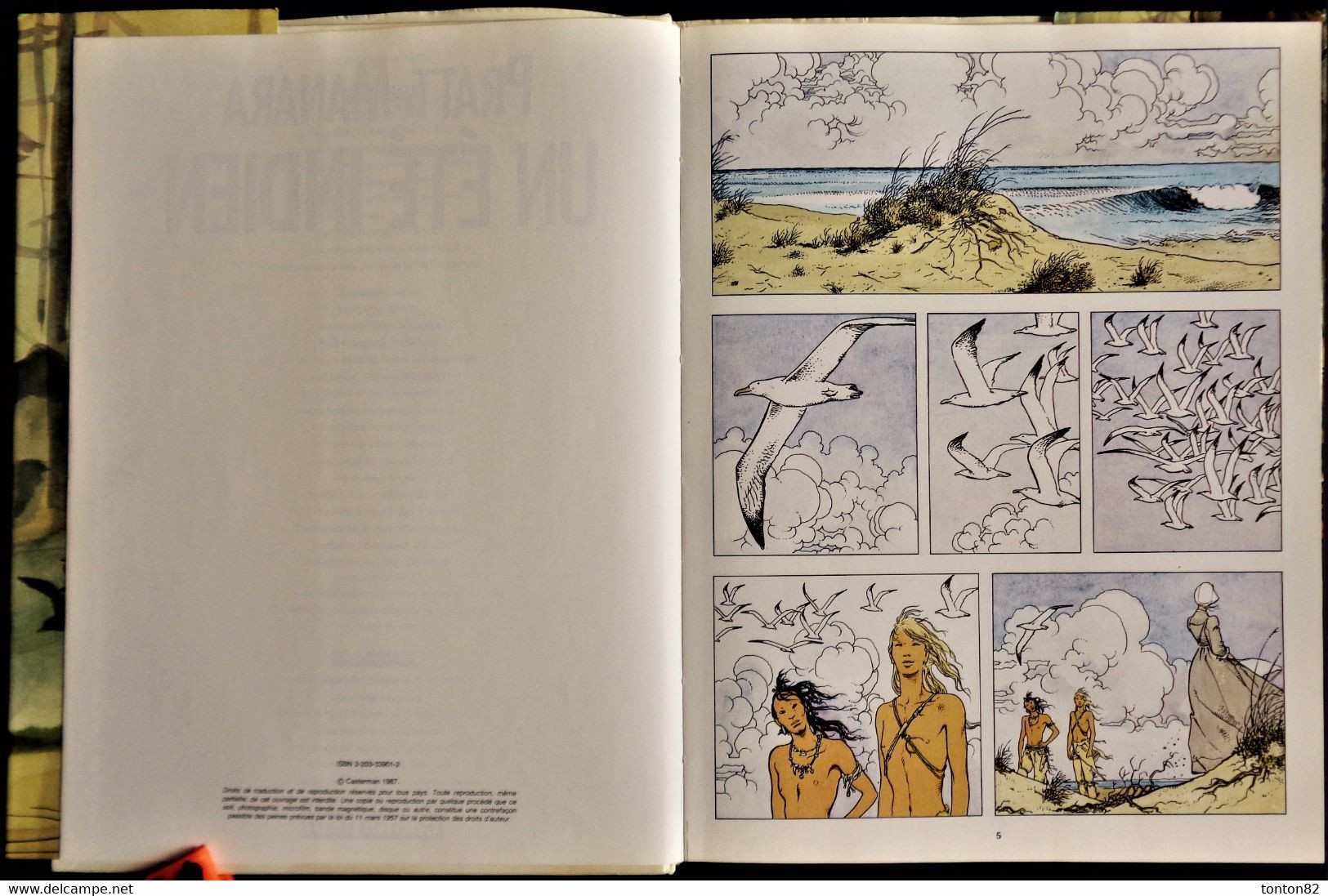 Pratt - Manara - Un été Indien - Casterman - ( E.O 1987 ) . - Manara