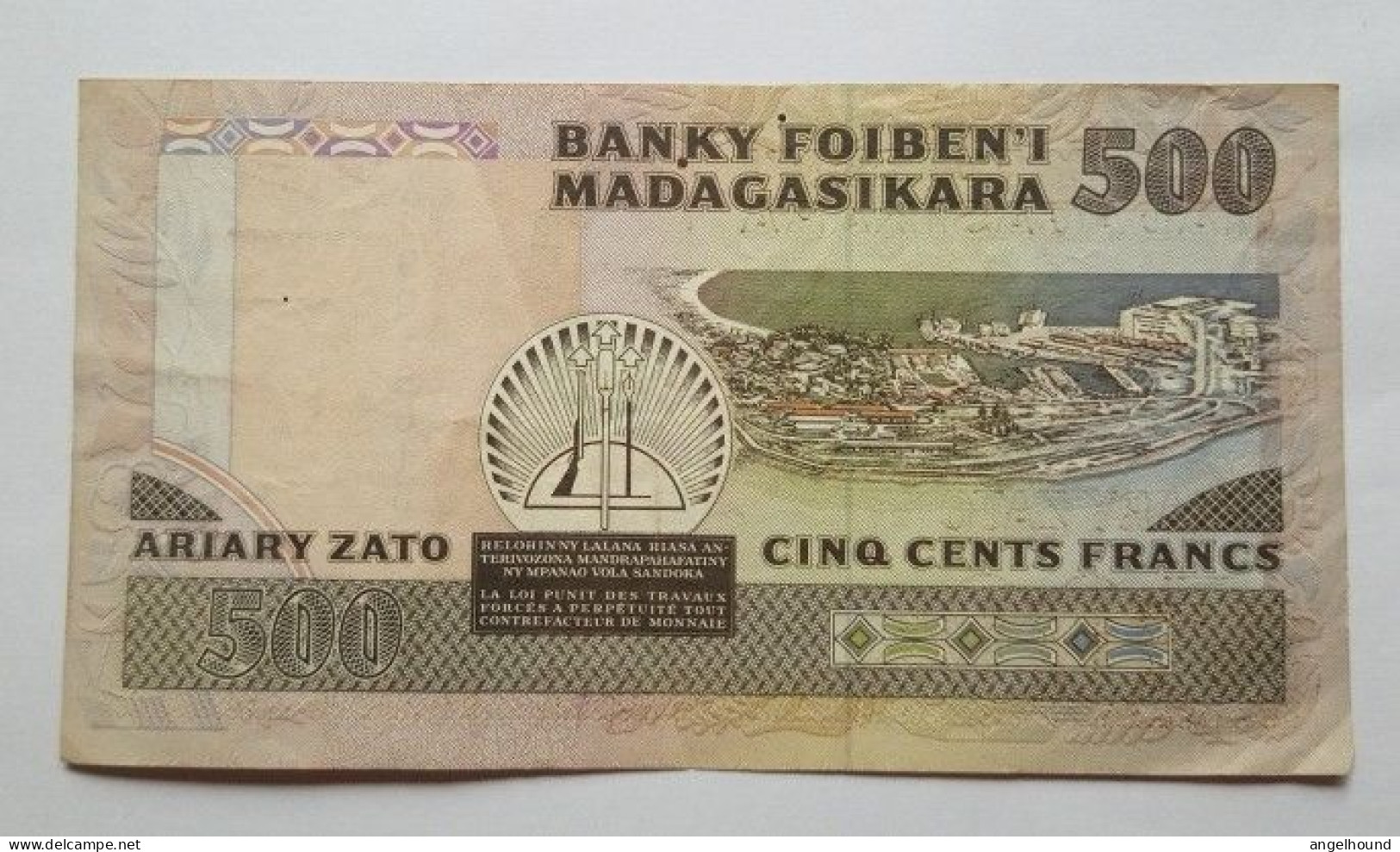 Madagascar  Ariary Zato 500 Francs - Madagascar