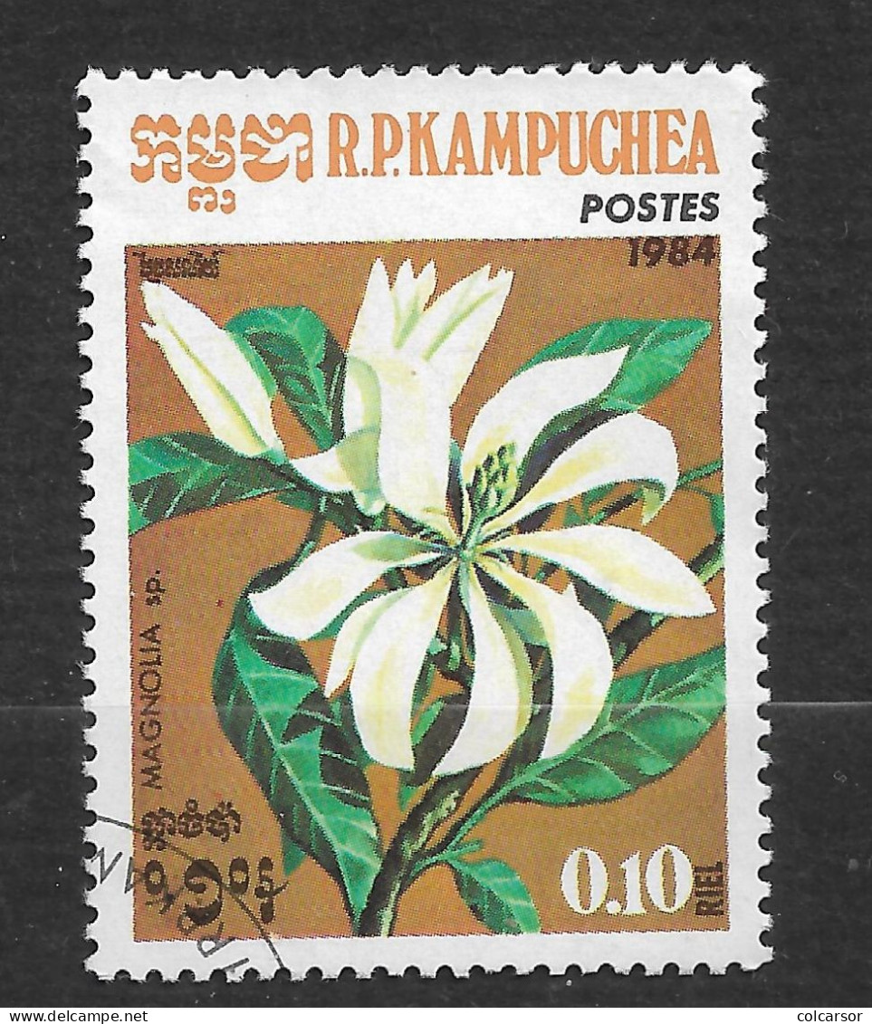 KAMPUCHÉA  N° 477" FLEURS DIVERSES " - Kampuchea