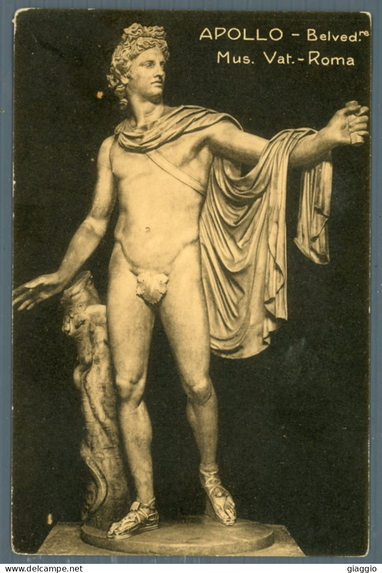°°° Cartolina - Roma N. 2144 Apollo Del Belvedere Formato Piccolo Nuova °°° - Museums